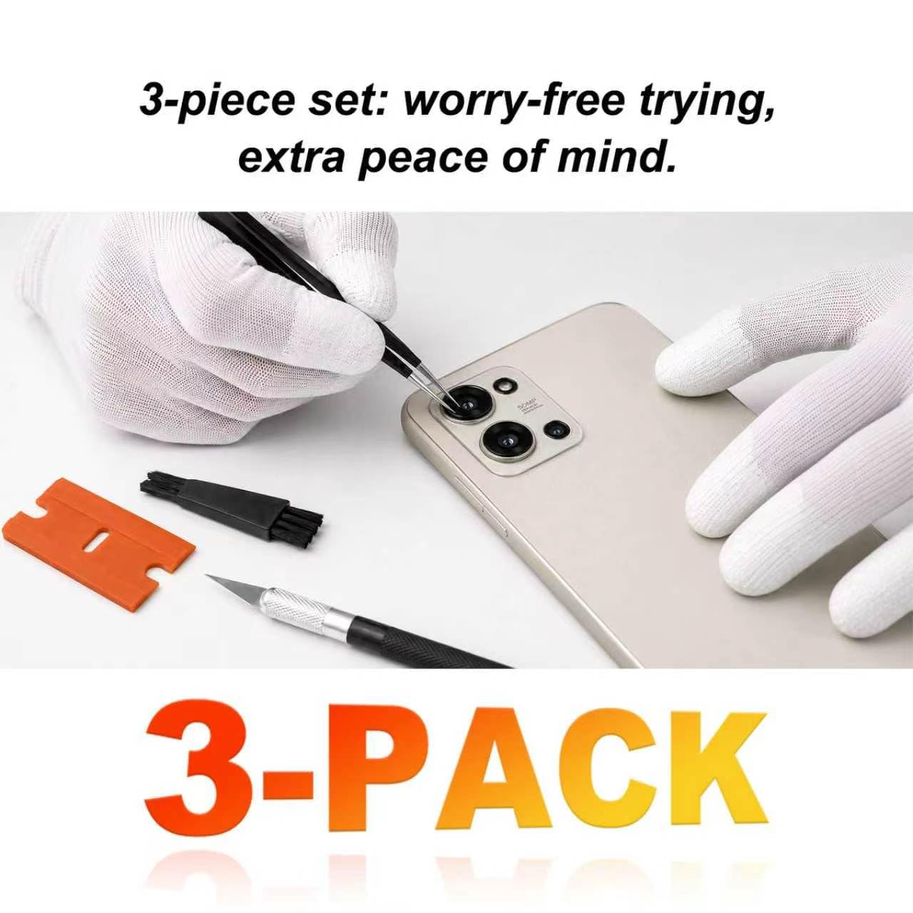 Amazon.com: 3 Pack for Moto G Stylus 5G 2025 XT2517 Back Rear